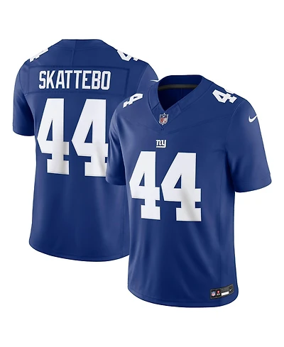 Nike Men's Cam Skattebo Royal New York Giants Vapor F.u.s.e. Stitched Limited Jersey