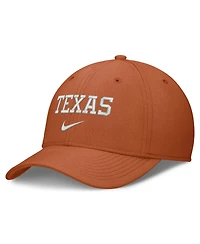 Nike Men's Texas Orange Longhorns Rise On-Field SwooshFlex Dri-fit Flex Hat
