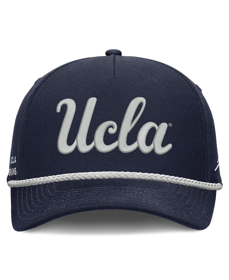 Jordan Men's and Women's Navy Ucla Bruins Rope Rise Adjustable Hat