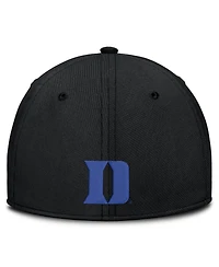 Nike Men's Black Duke Blue Devils Game Day Rise Swooshflex Hat
