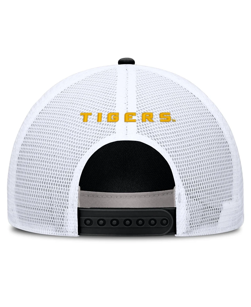 Nike Men's and Women's Black Lsu Tigers Game Day Rope Trucker Adjustable Hat