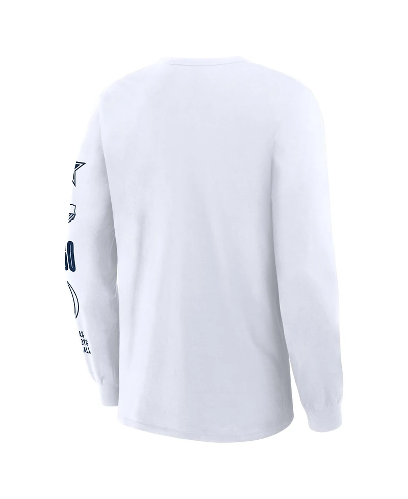 Fanatics Men's White Dallas Cowboys Legacy Long Sleeve T-Shirt