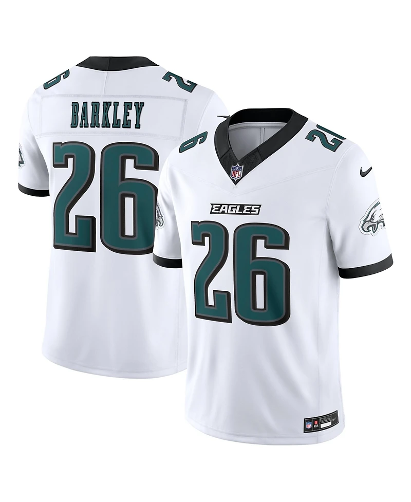 Nike Men's Saquon Barkley White Philadelphia Eagles Vapor F.u.s.e. Stitched Limited Jersey