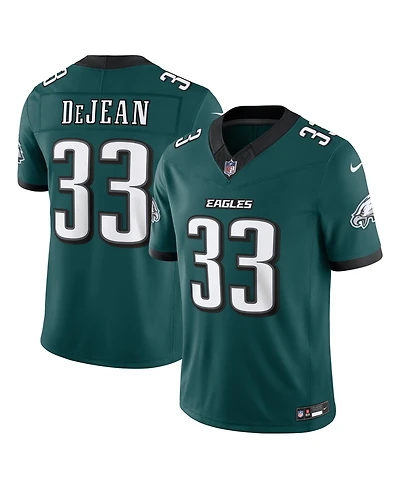 Nike Men's Cooper DeJean Midnight Green Philadelphia Eagles Vapor F.u.s.e. Stitched Limited Jersey