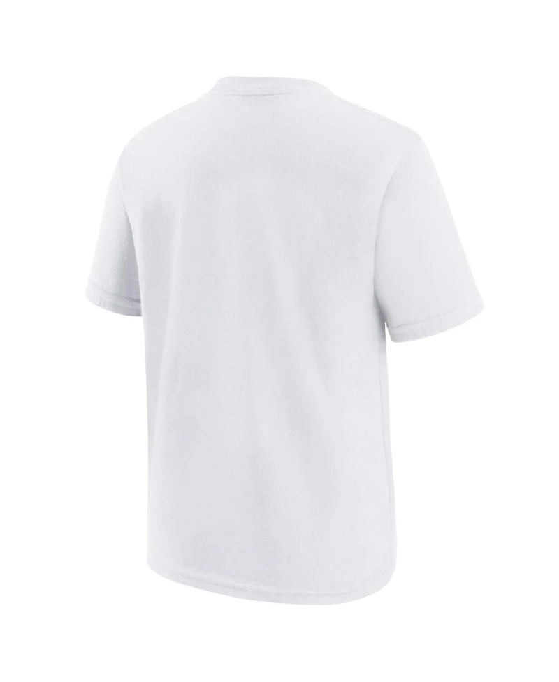Nike Big Boys and Girls White Memphis Grizzlies Hardwood Classics Champs Max90 T-Shirt