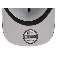 New Era Men's Black Las Vegas Raiders Palm Print A-Frame 9FIFTY Snapback Hat