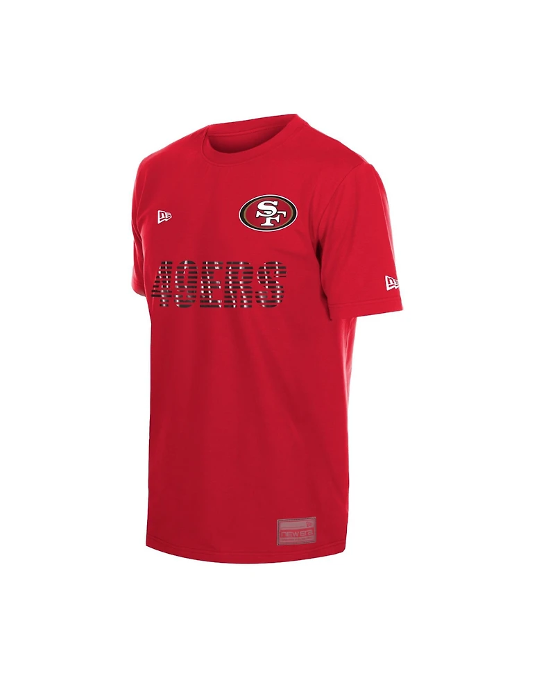 New Era Men's Scarlet San Francisco 49ers Match T-Shirt