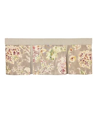 Rlf Home Monte Cristo Pleated Window Valance 100% Cotton Rod Pocket