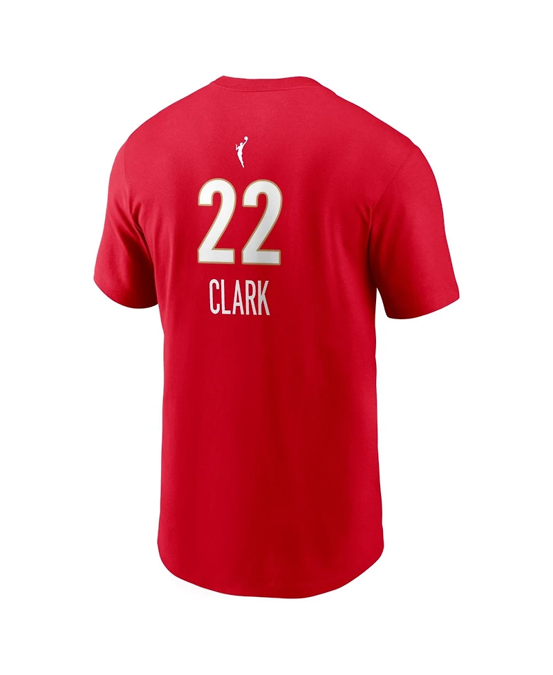 Nike Men's Caitlin Clark Red Indiana Fever Name Number Rebel Edition T-Shirt