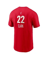 Nike Men's Caitlin Clark Red Indiana Fever Name Number Rebel Edition T-Shirt