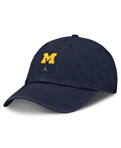 Jordan Men's and Women's Navy Michigan Wolverines 2026 Sideline Club Adjustable Hat