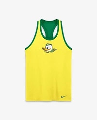 Nike Women's Yellow Oregon Ducks Racerback Tank Top
