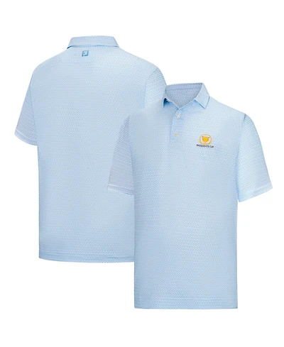 FootJoy Men's Light Blue 2026 President's Cup ProDry Clubhouse Print Lisle Polo Shirt