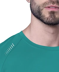 Msx by Michael Strahan Men's Aqua Miami Dolphins Forward Long-Sleeve T-Shirt
