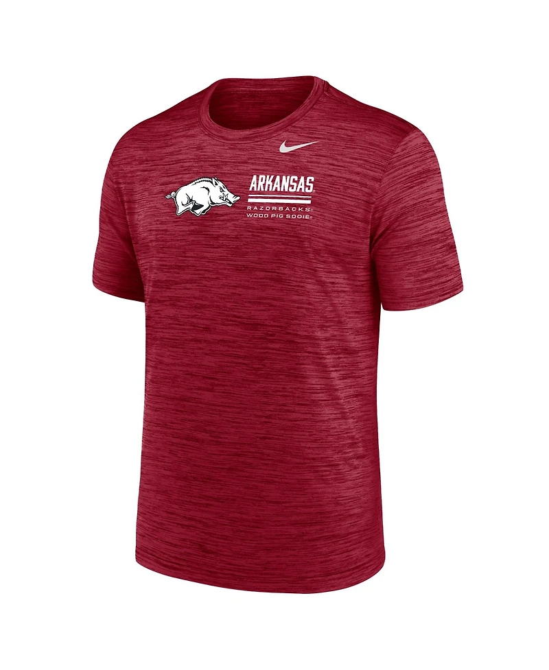 Nike Men's Cardinal Arkansas Razorbacks Velocity Dri-fit T-Shirt