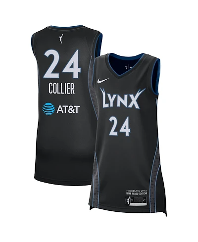Nike Men's and Women's Napheesa Collier Black Minnesota Lynx Victory Jersey