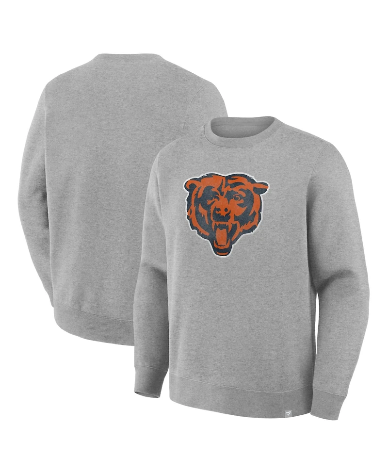 Fanatics Men's Heather Gray Chicago Bears Legacy Sweatshirt