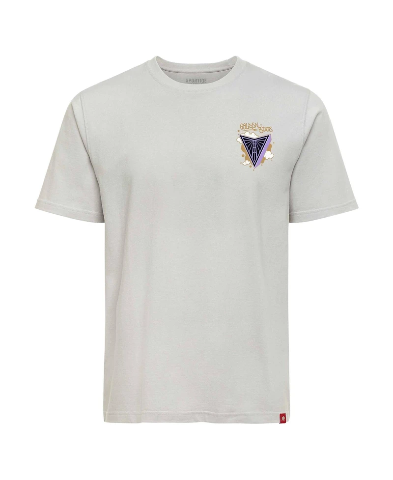 Sportiqe Men's and Women's x 2PAC California Love Gray Golden State Valkyries Duke T-Shirt