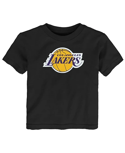 Outerstuff Toddler Black Los Angeles Lakers Primary Logo T-Shirt