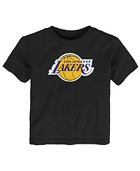 Outerstuff Toddler Black Los Angeles Lakers Primary Logo T-Shirt