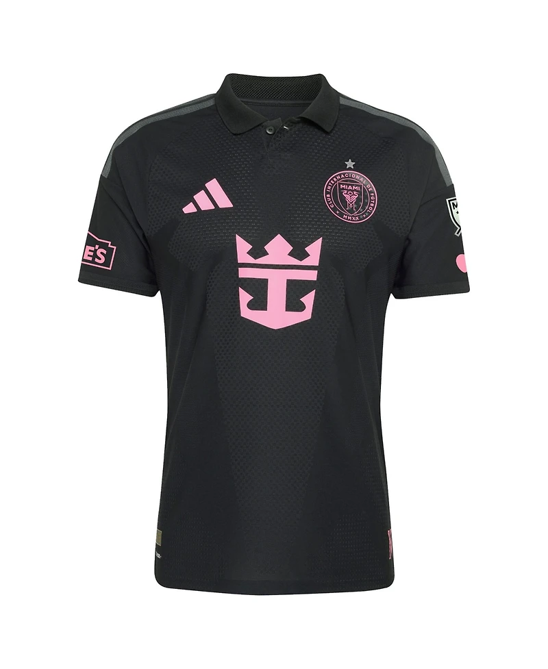Adidas Men's Rodrigo De Paul Black Inter Miami Cf 2026 Presagio On-Field Authentic Patch Jersey