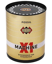 Fossil Men's Machine X1 Automatic Black Silicone Watch 44mm
