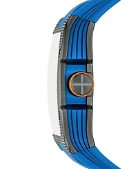 Fossil Men's Machine X1 Automatic Blue Silicone Watch 44mm