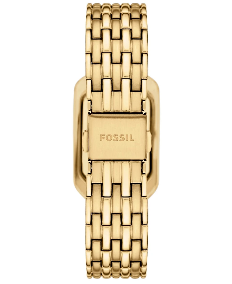 Fossil Women's Raquel Two-Hand Gold-Tone Stainless Steel Watch 23mm