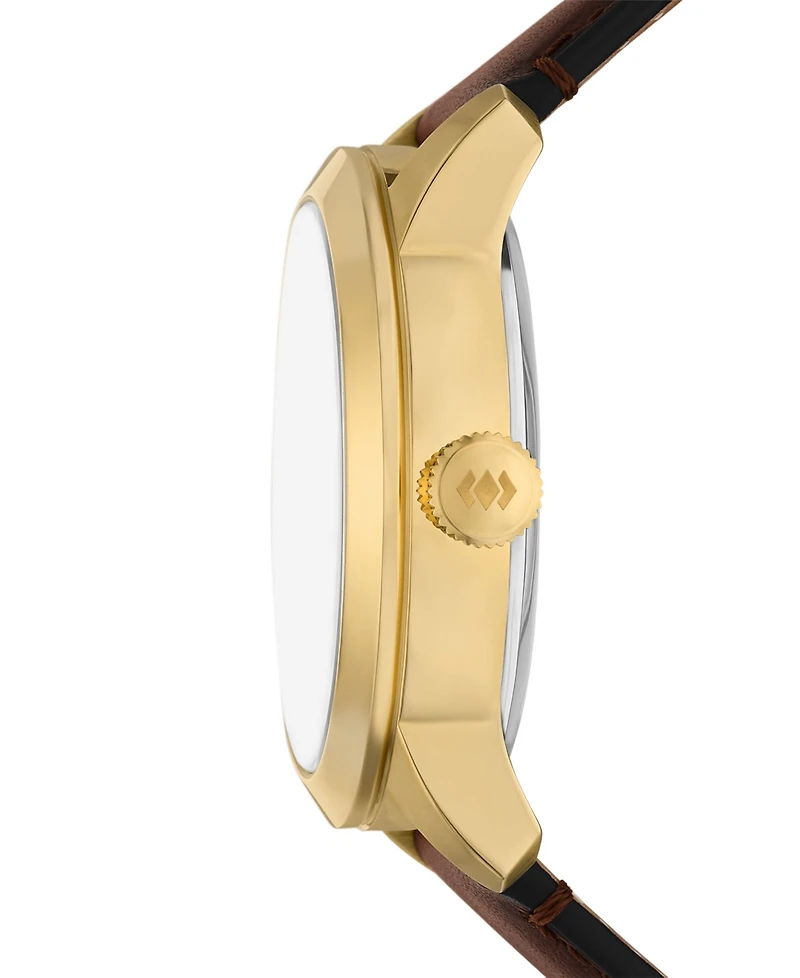 Fossil Men's Townsman Big Tic Two-Tone Leather Watch 42mm