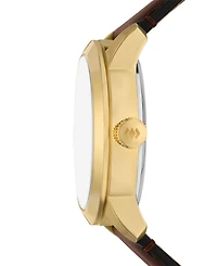 Fossil Men's Townsman Big Tic Two-Tone Leather Watch 42mm