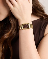 Fossil Women's Raquel Three-Hand Date Gold-Tone Stainless Steel Watch 23mm