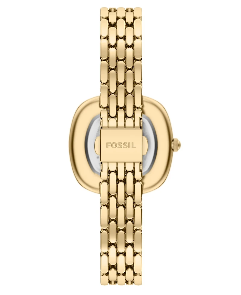 Fossil Women's Genevive Three-Hand Gold-Tone Stainless Steel Watch 30mm