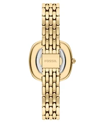 Fossil Women's Genevive Three-Hand Gold-Tone Stainless Steel Watch 30mm