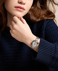 Fossil Women's Genevive Three-Hand Stainless Steel Watch 30mm