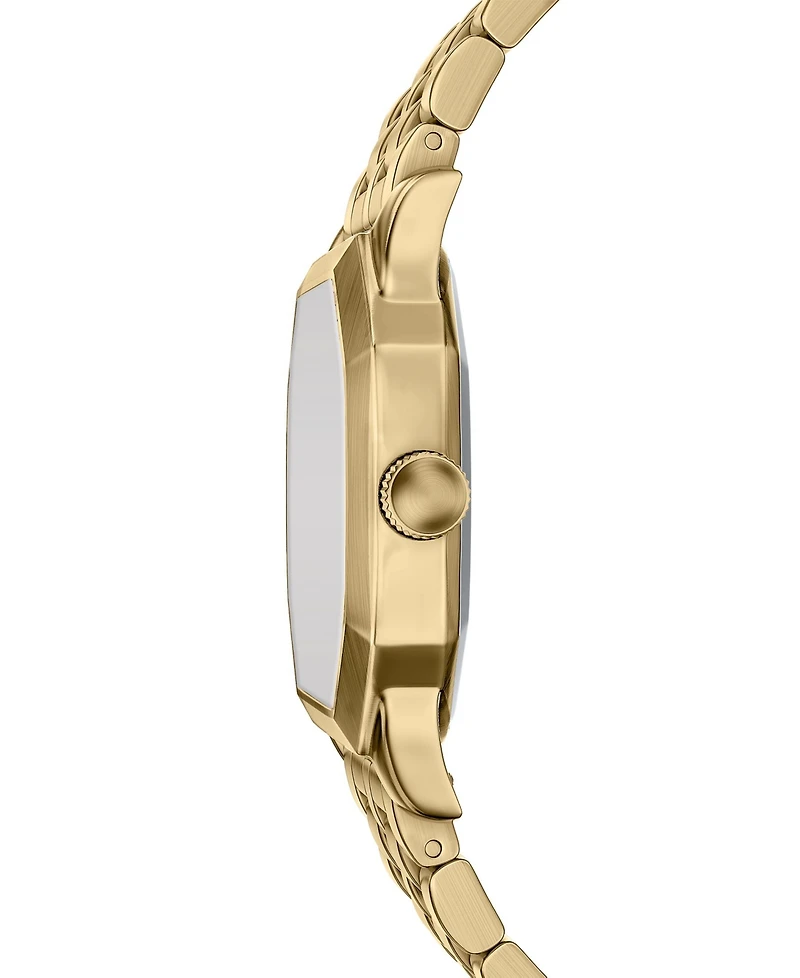 Fossil Men's Harlow Three-Hand Gold-Tone Stainless Steel Watch 33mm