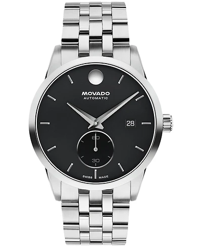 Movado Men's Museum Taga Swiss Automatic Stainless Steel Watch 40mm