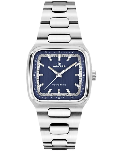 Movado Men's Tempomatic Swiss Automatic Stainless Steel Watch 37mm