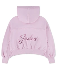 Jordan Girls' 7-16 Rebel Rose Fleece Hoodie