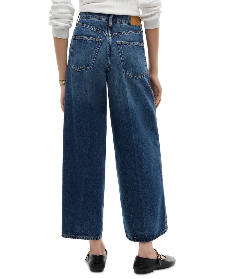 Tommy Hilfiger Women's Indie High-Rise Wide-Leg Jeans