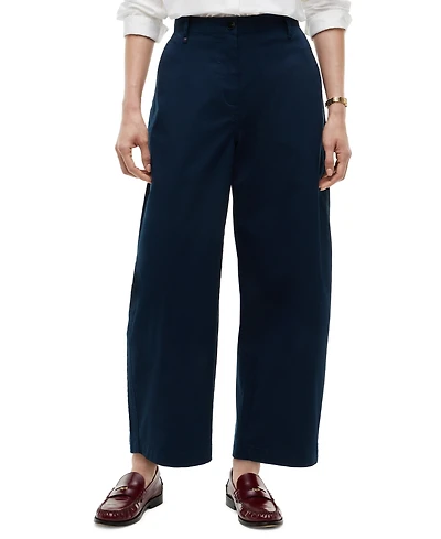 Tommy Hilfiger Women's Barrel High-Rise Chino Pants