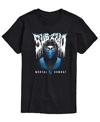 Airwaves Men's Mortal Kombat Sub Zero Metal Graphic T-Shirt