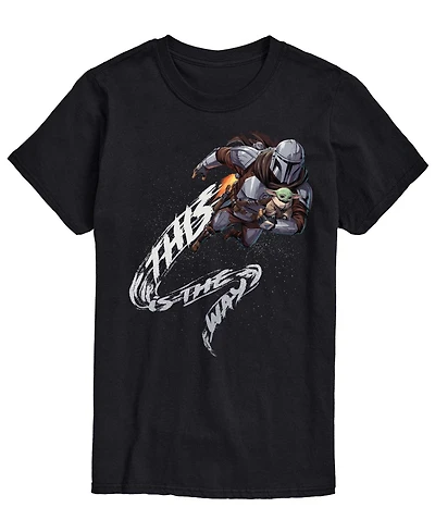 Airwaves Men's The Mandalorian & Grogu This Is Way T-Shirt