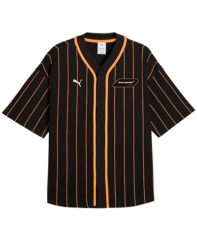 Puma Men's McLaren Baseball Jersey V-Neck T-Shirt