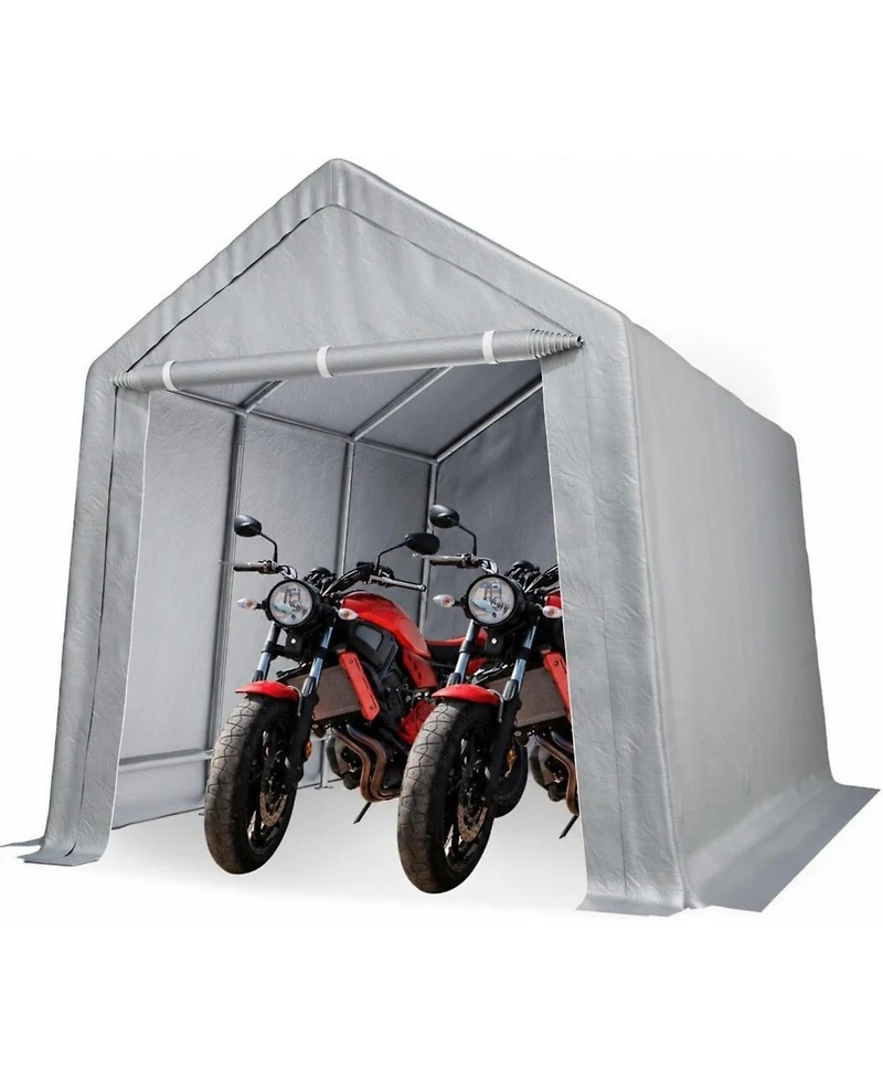 gaomon 13x20 Feet Heavy Duty Outdoor Carport Canopy, 180G Double-Coated Pe, Roll-Up Zipper Door, Removable Sidewalls