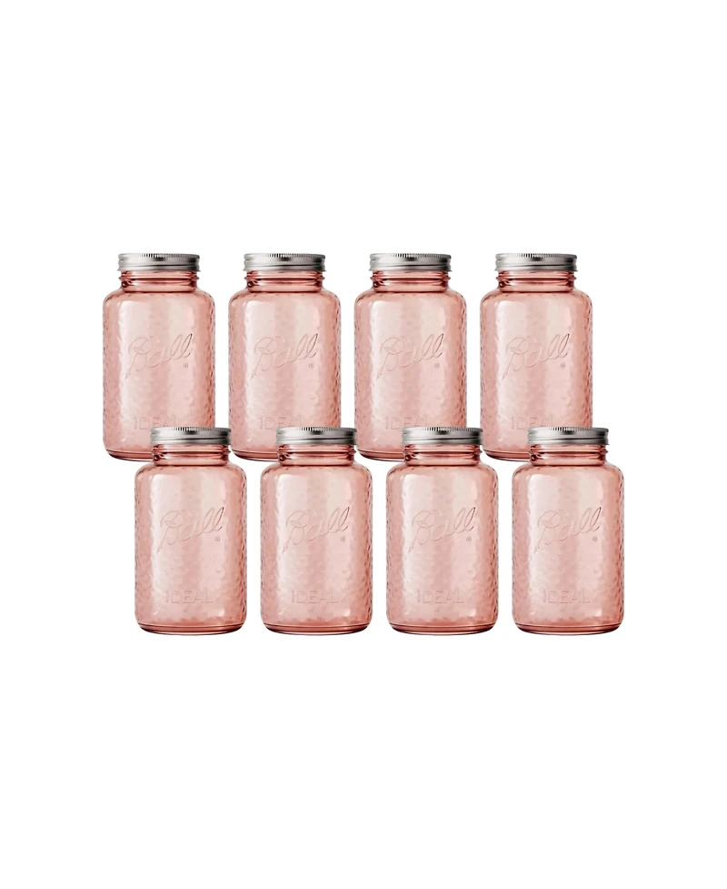 Ball Vintage Glass Mason Jars, Regular Mouth, Quart (32 oz), Pack of 8