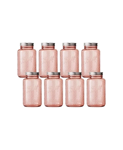 Ball Vintage Glass Mason Jars, Regular Mouth, Quart (32 oz), Pack of 8