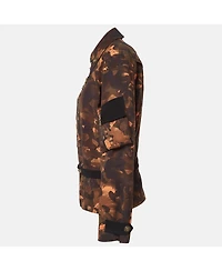 Pre-Owned Versace Women's Camouflage Print Jersey Zip-Up Jacket
