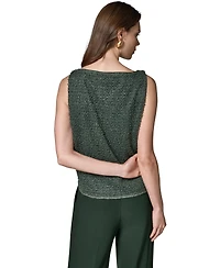Donna Karan New York Women's Boat Neck Sleeveless Tank Top