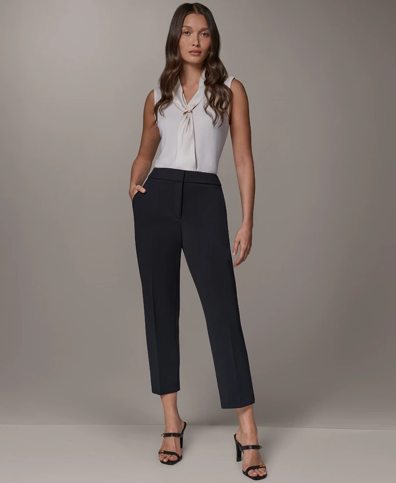 Donna Karan New York Women's Mid-Rise Ankle Pants