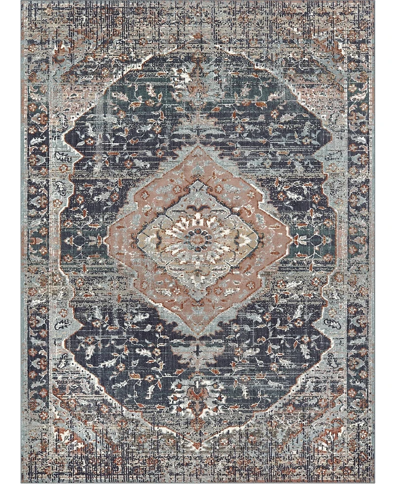 Closeout! Karastan Soiree Solace Indigo 5'3" x 7'10" Area Rug